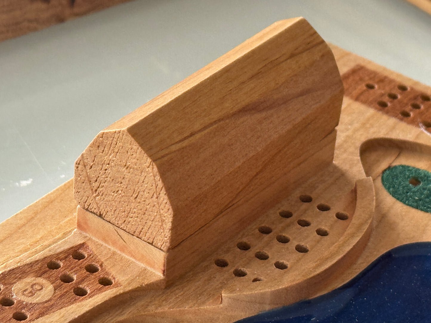 Add a Barn to A Railroad Cribbage Board