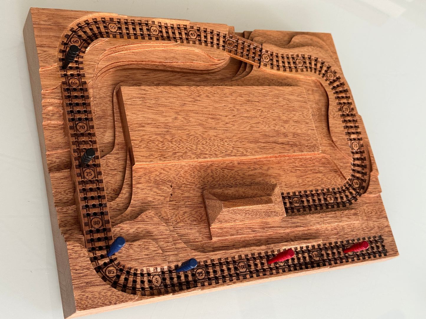 Mahogany  'Plaque' Cribscape