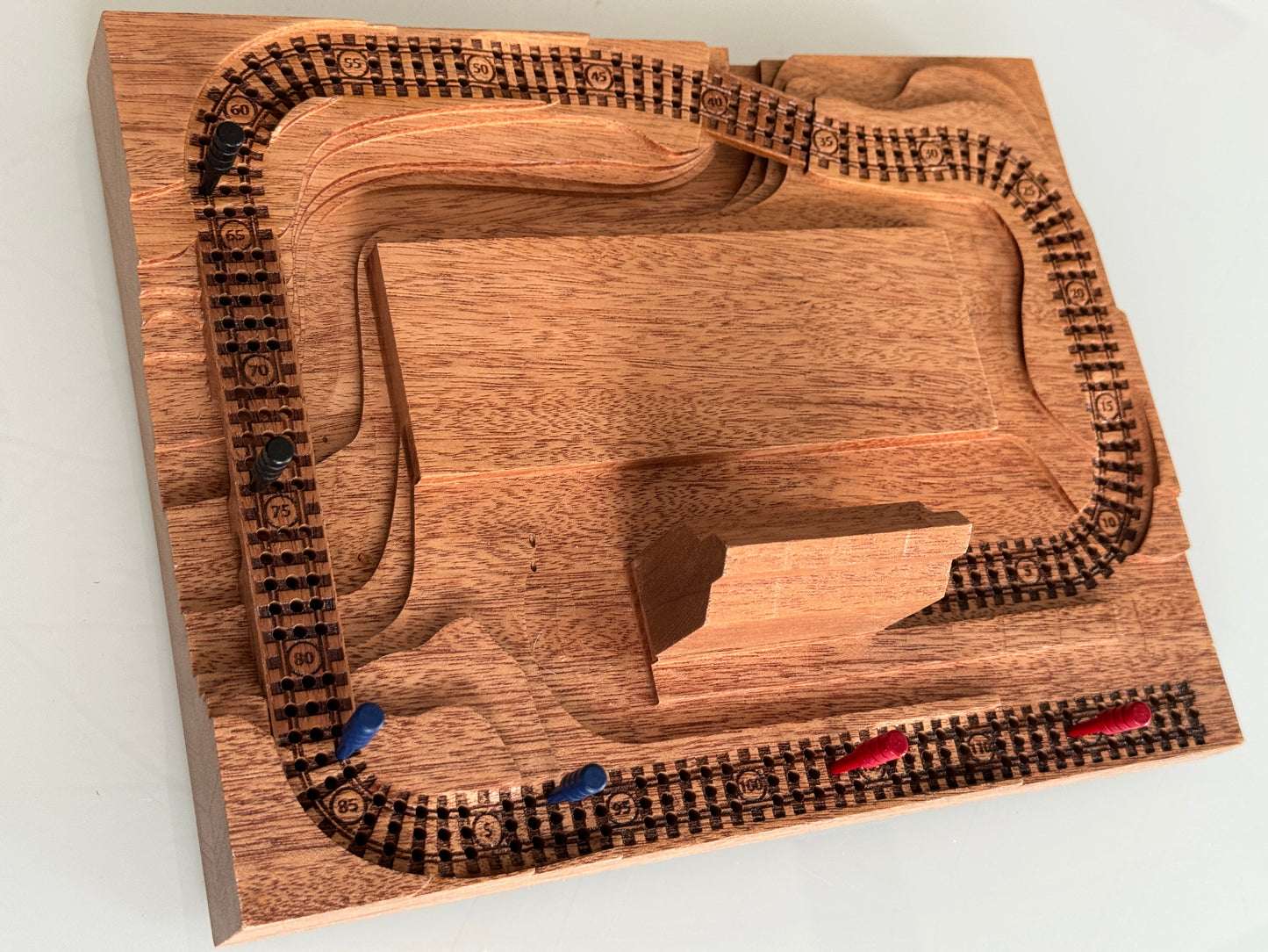 Mahogany  'Plaque' Cribscape
