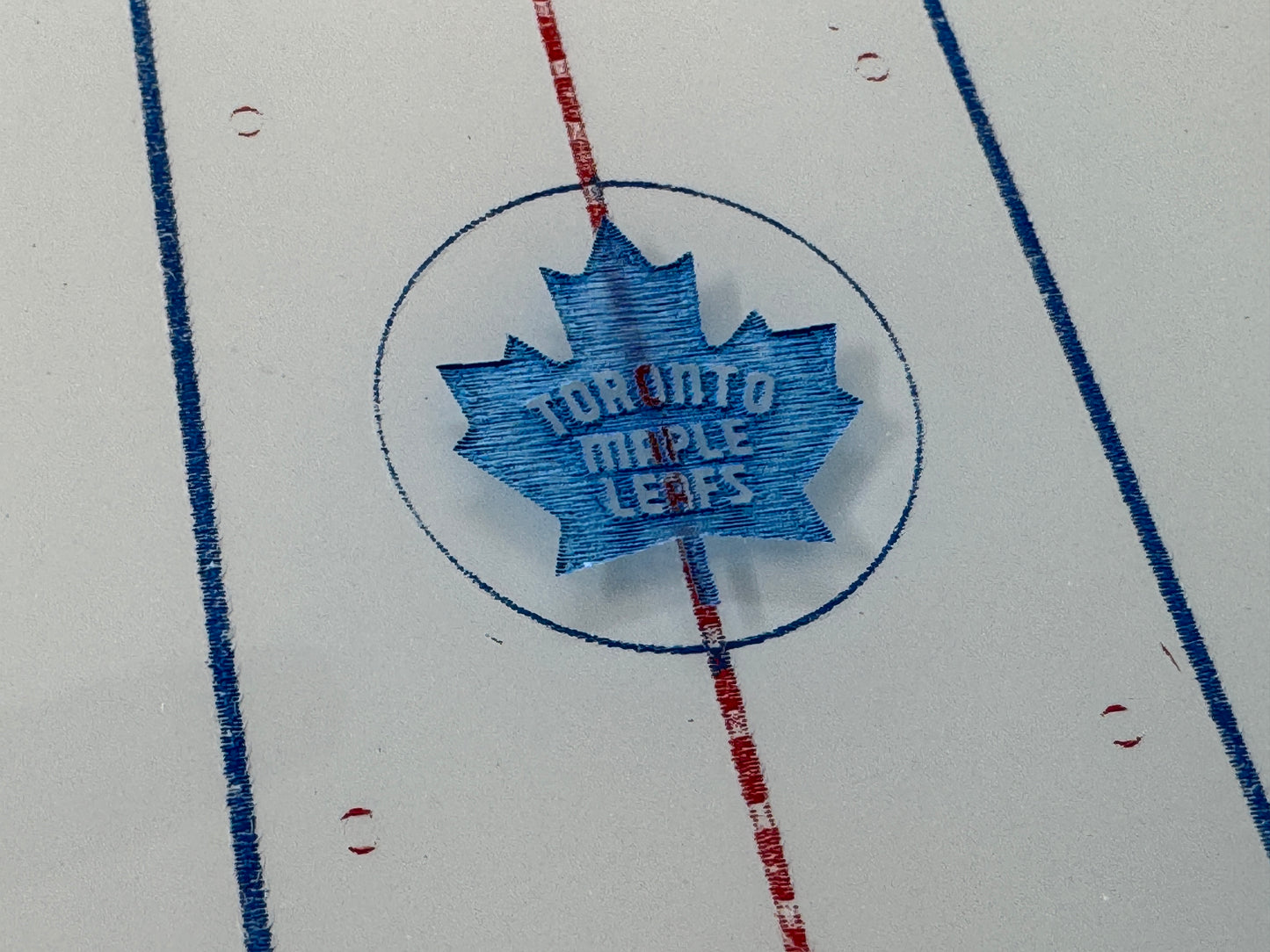 Custom Logo Engraving Centre Ice