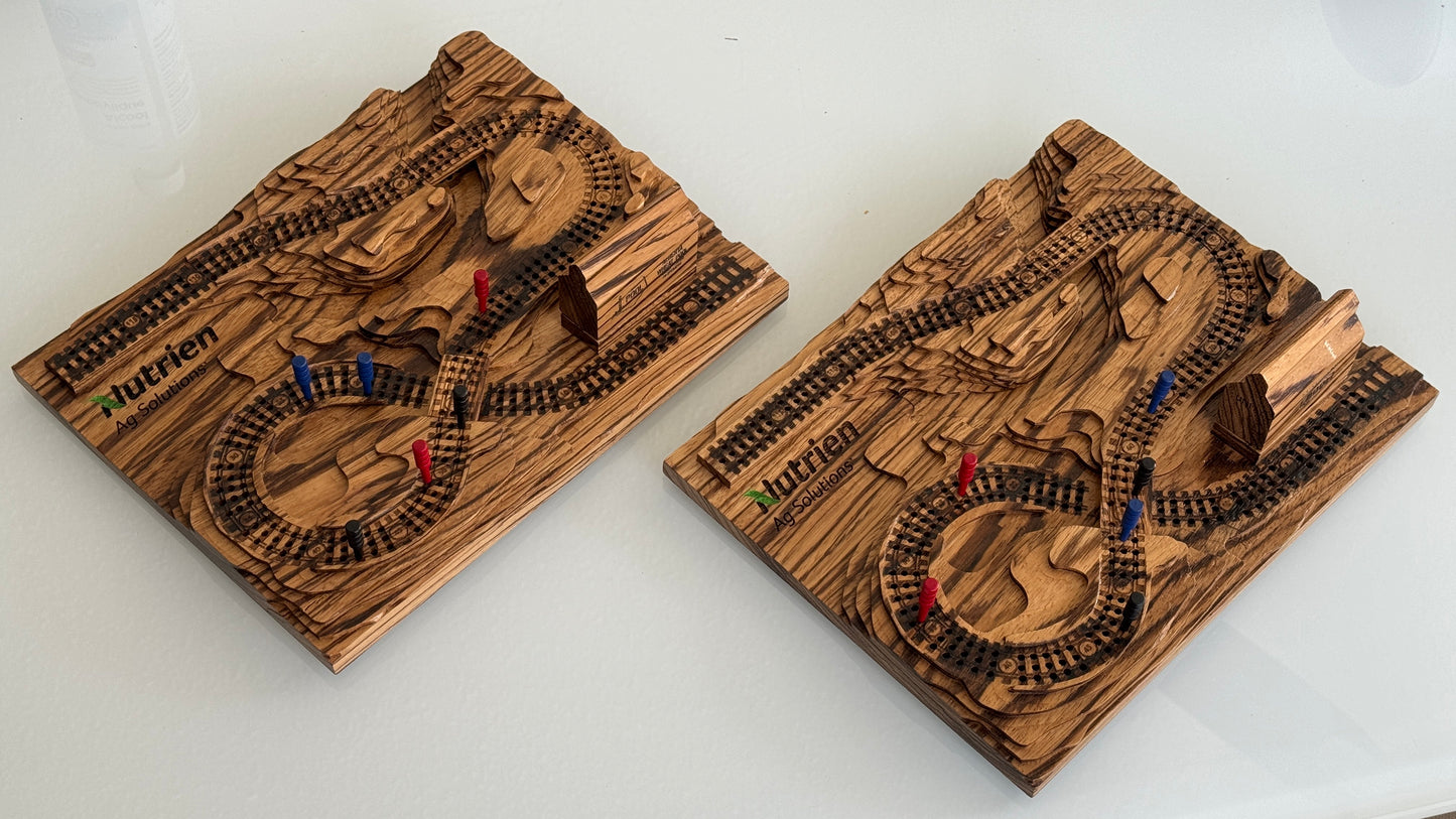 Zebrawood 'From the Mountains to the Coast' Railroad Cribscape