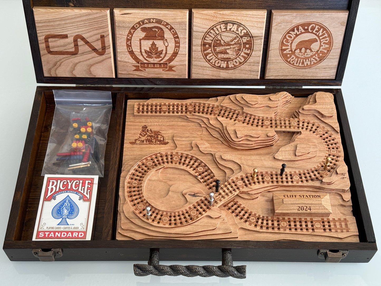Custom Logo Engraving on Coasters (Set of 4)