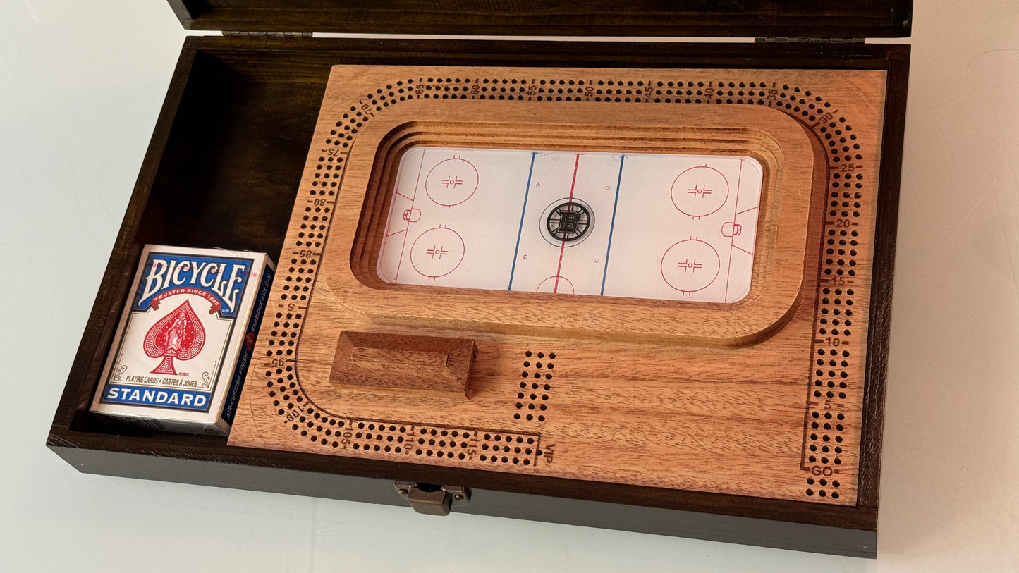 Custom Logo Engraving Centre Ice