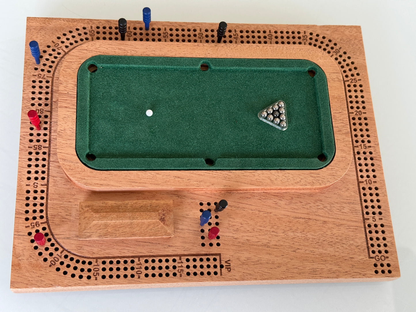 Mahogany Pool / Billiards Table Cribscape