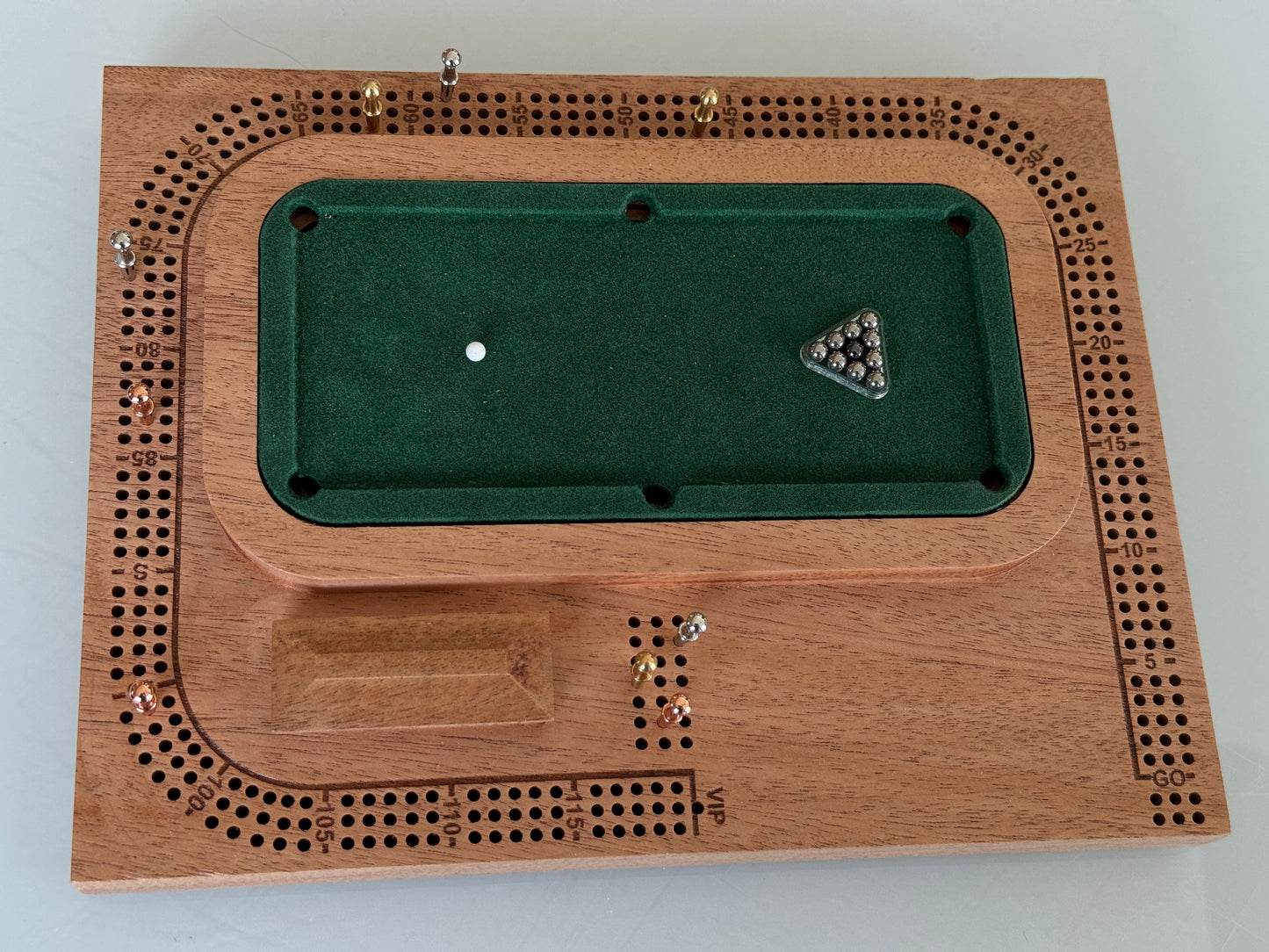 Mahogany Pool / Billiards Table Cribscape