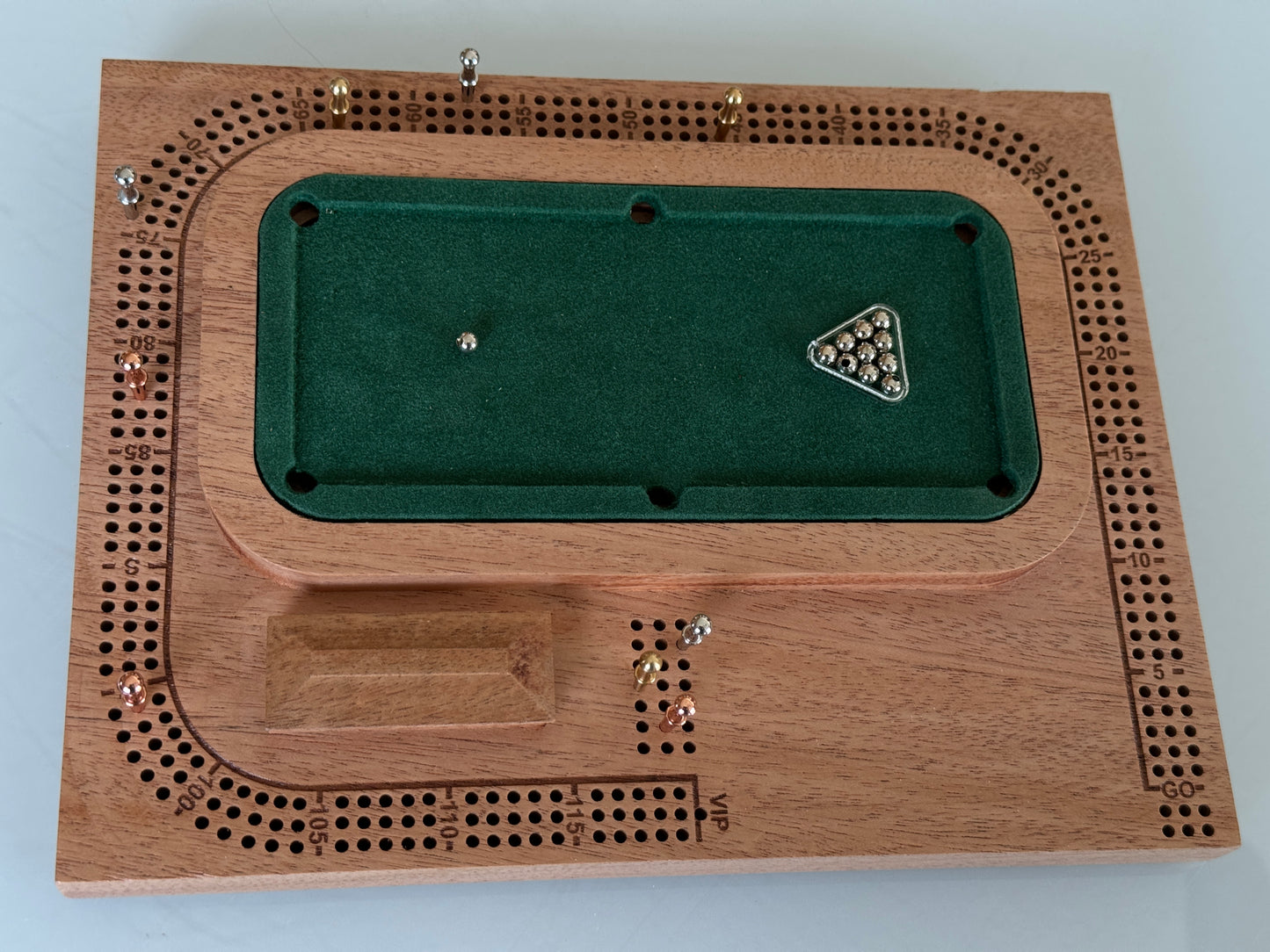 Mahogany Pool / Billiards Table Cribscape