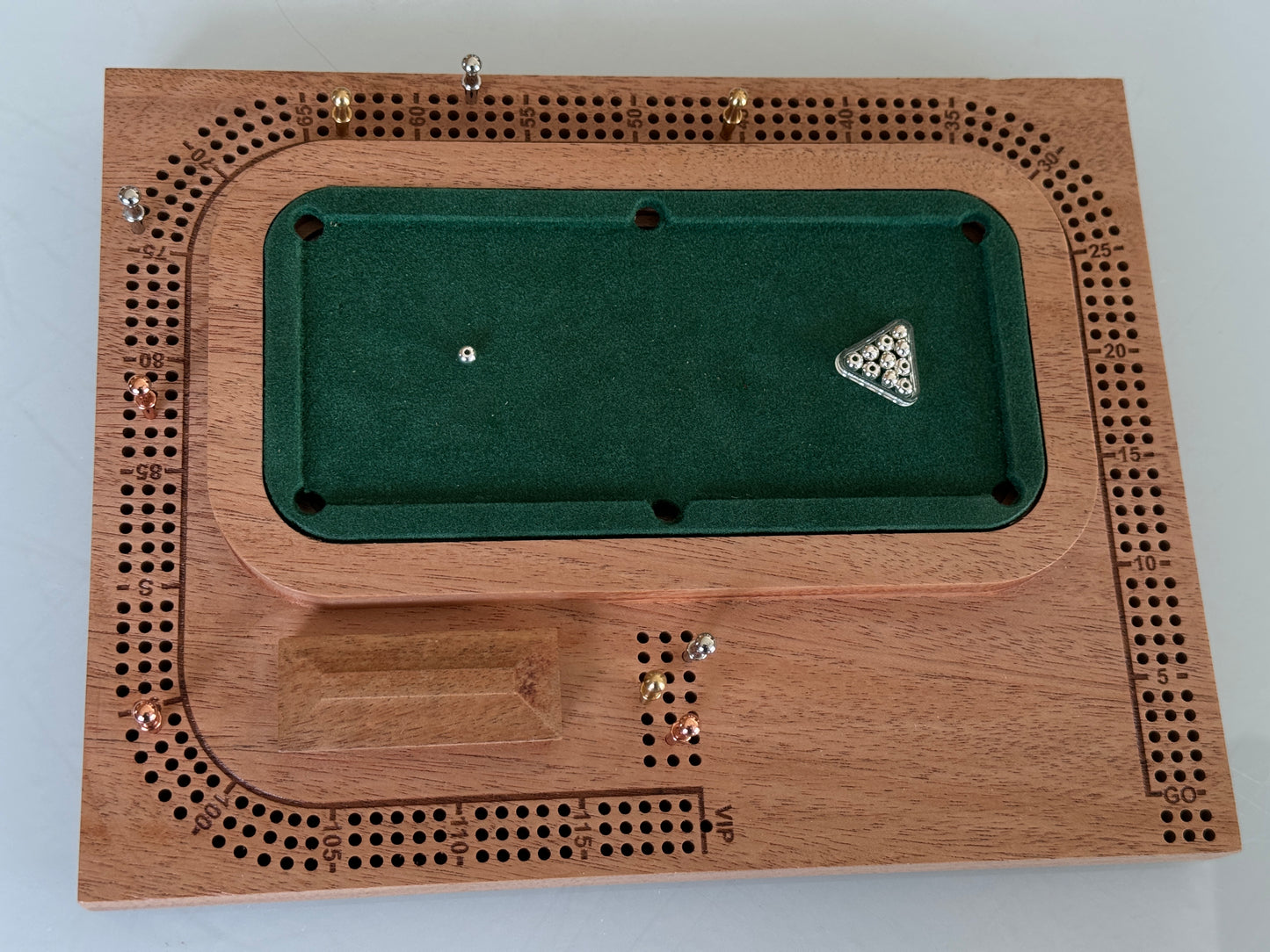 Mahogany Pool / Billiards Table Cribscape