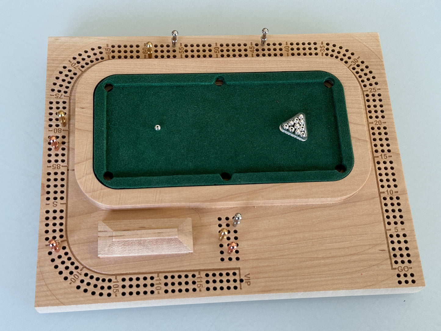Maple Pool / Billiards Table Cribscape