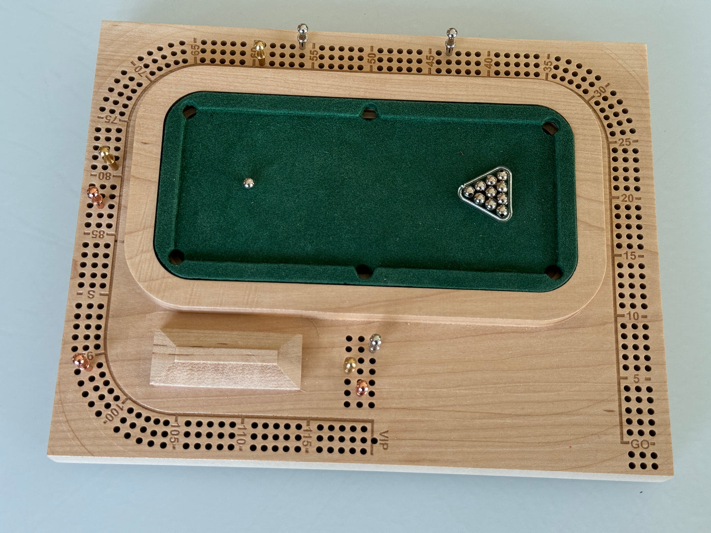Maple Pool / Billiards Table Cribscape