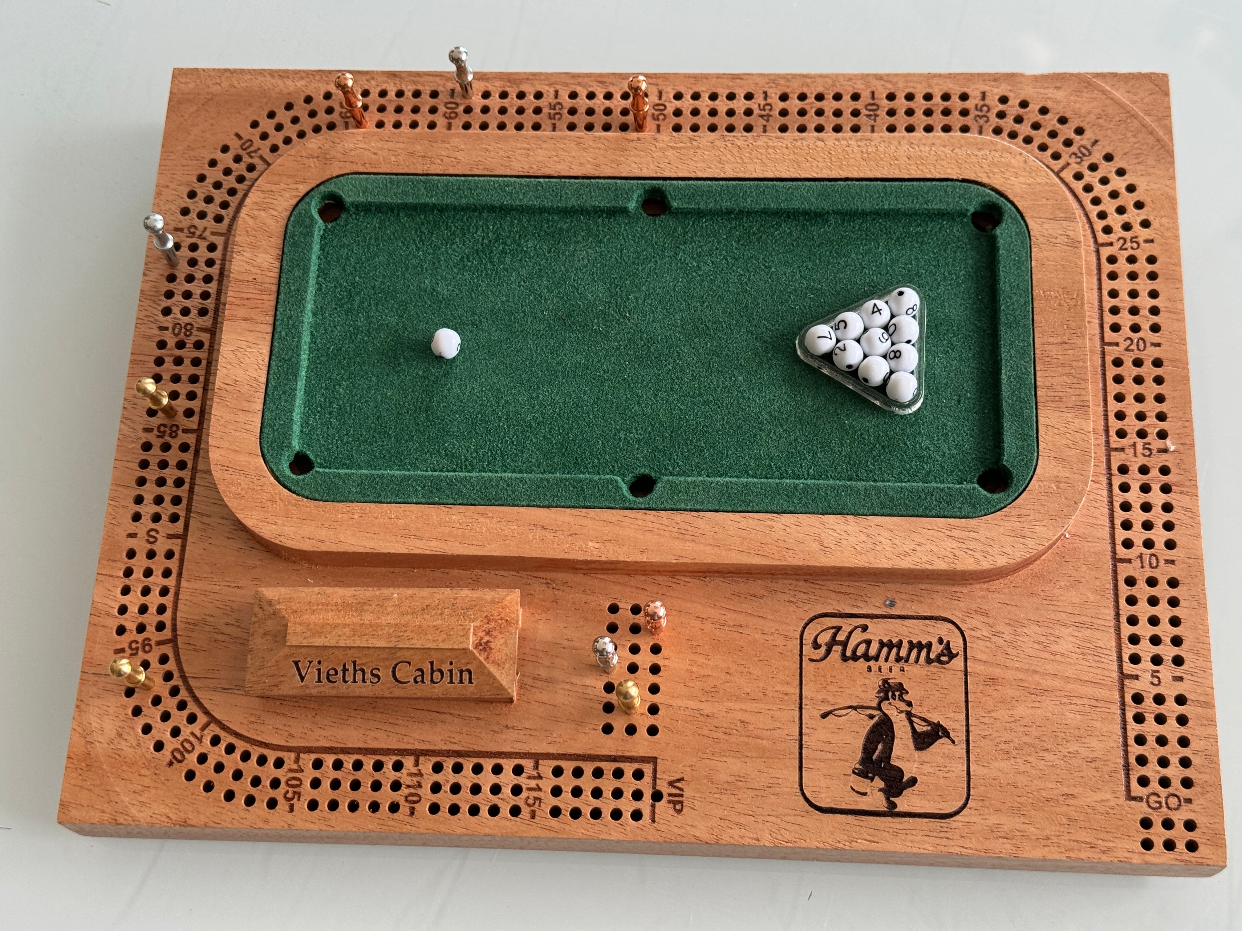 Mahogany Pool / Billiards Table Cribscape – Cribscapes 3D Adventure ...