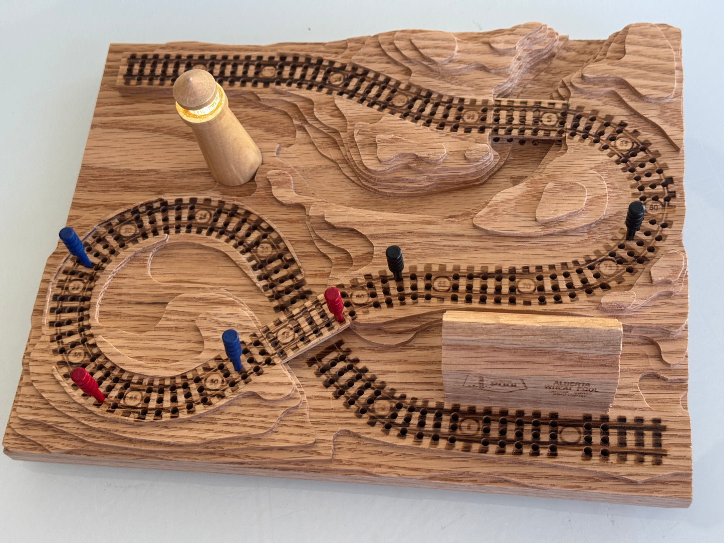 Oak 'From the Mountains to the Coast' Railroad Cribscape