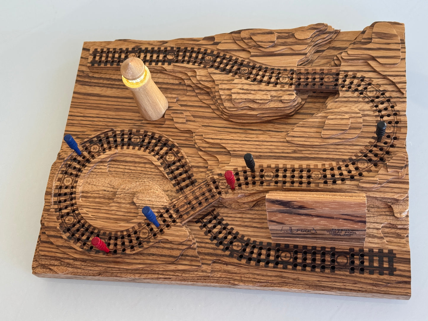 Zebrawood 'From the Mountains to the Coast' Railroad Cribscape