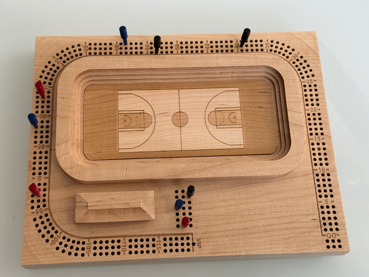 Maple Basketball Court Cribscape