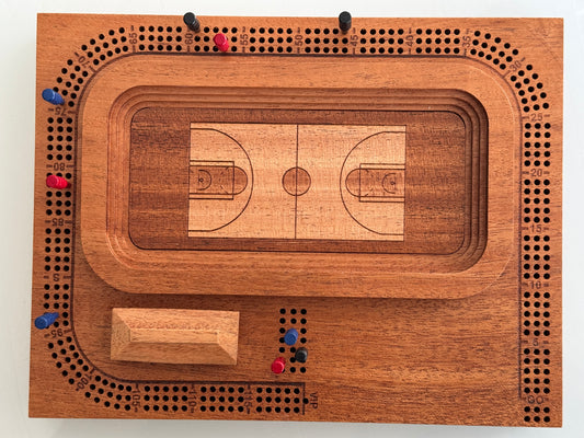 Mahogany Basketball Court Cribscape