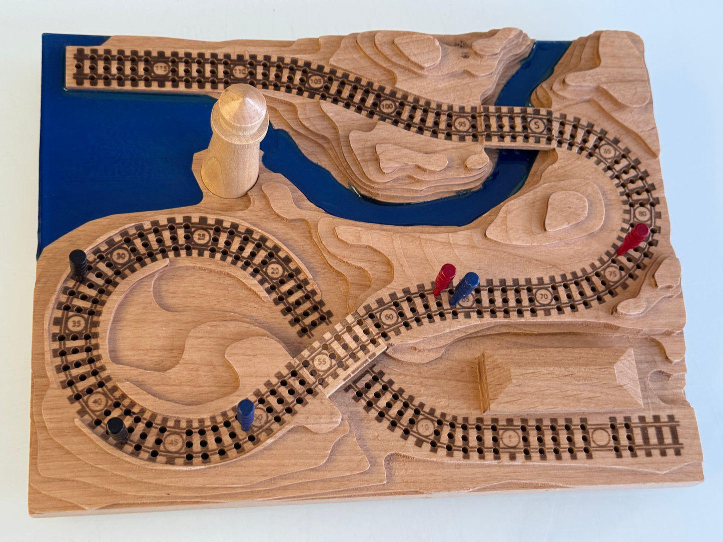 Special Alder 'From the Mountains to the Coast' Railroad Cribscape