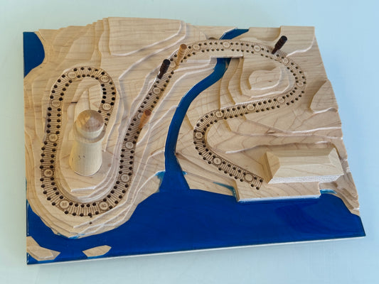 Special Maple 'Down By The Seashore' Lighthouse Cribscape