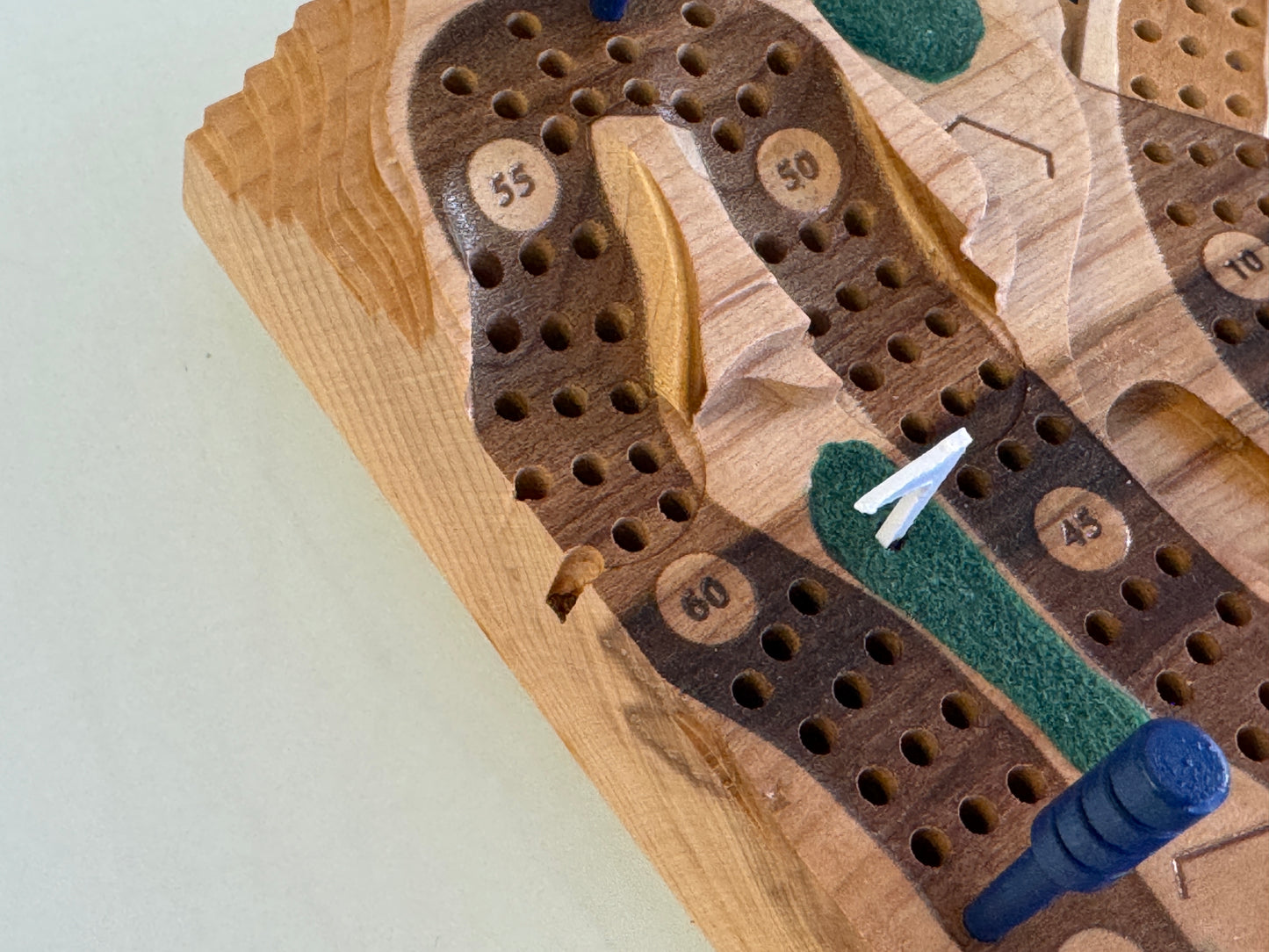 Special Maple 'The Back Nine' Golf Cribscape