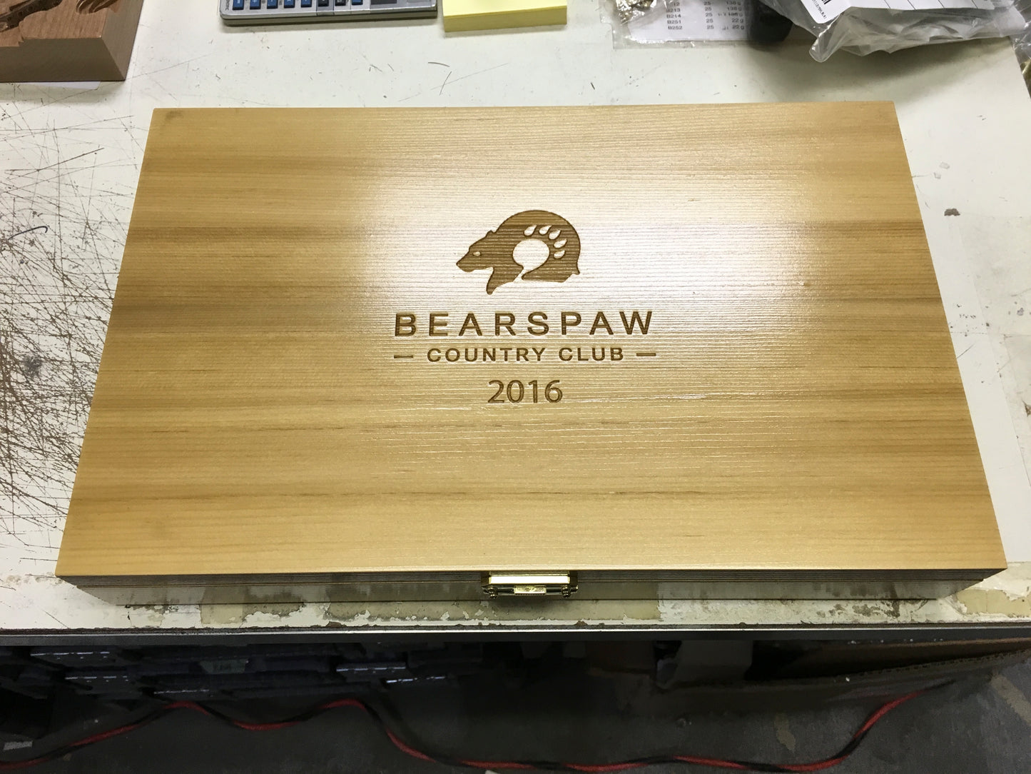 Custom Logo Engraving on Box