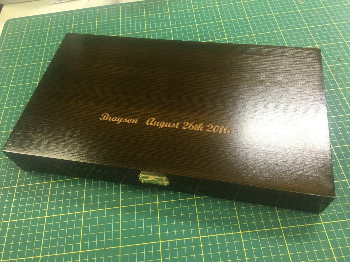 Box Text Engraving