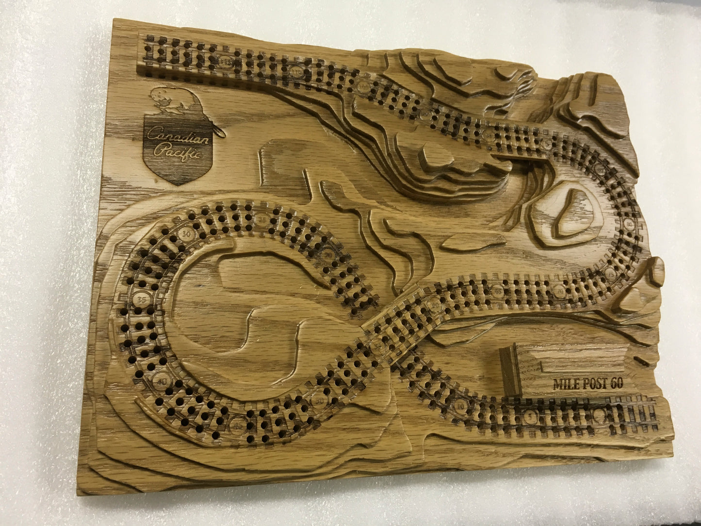 Roof Text Engraving Railroad (or other boards)