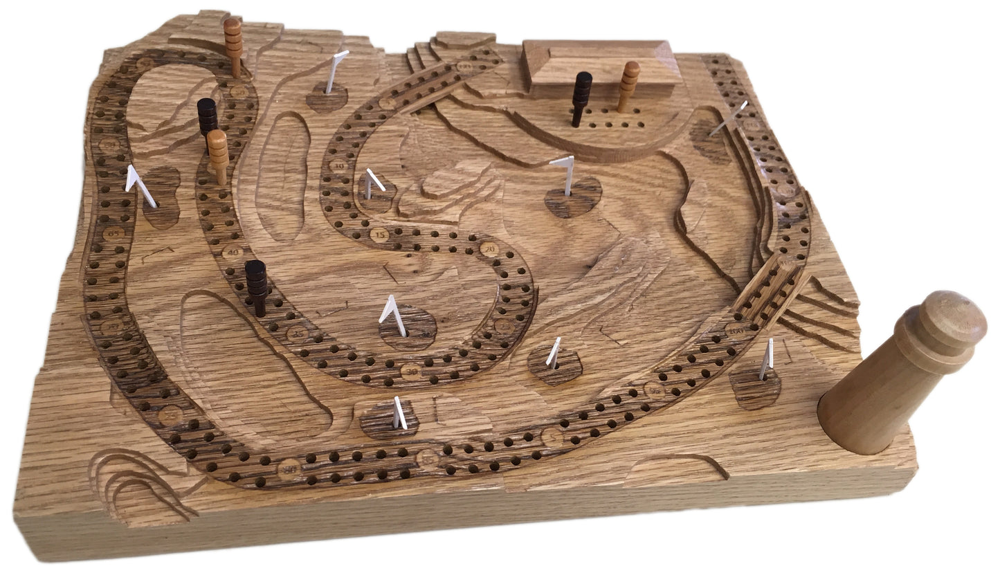 Add a Wooden Lighthouse to A Golf Cribbage Board