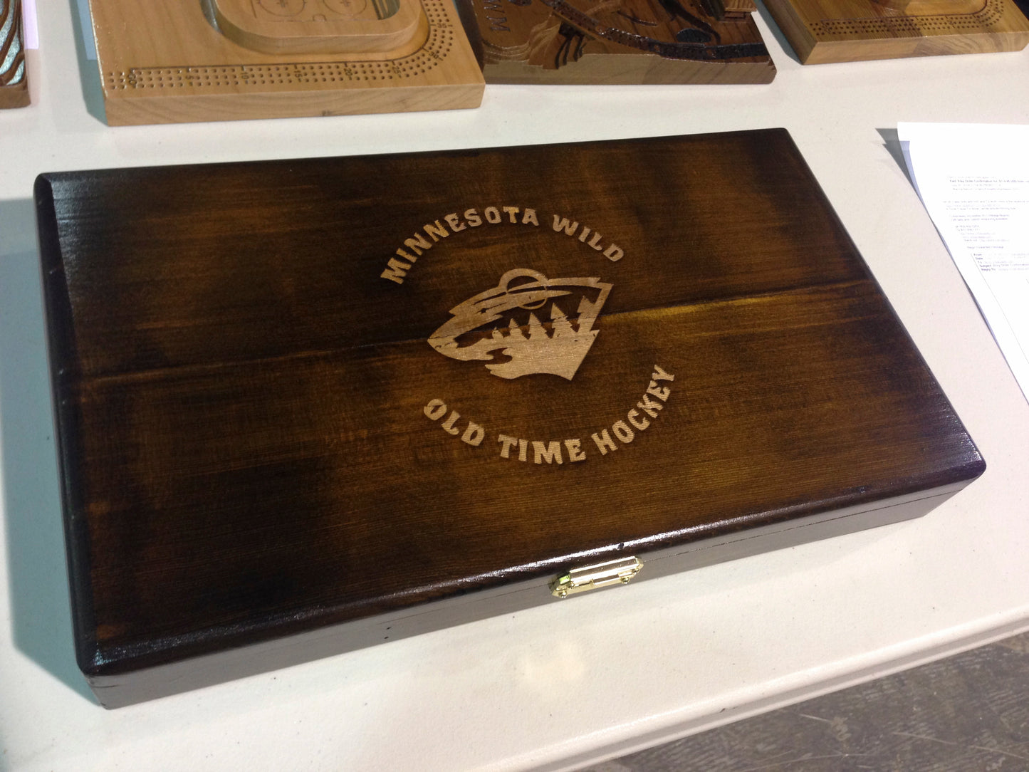 Custom Logo Engraving on Box