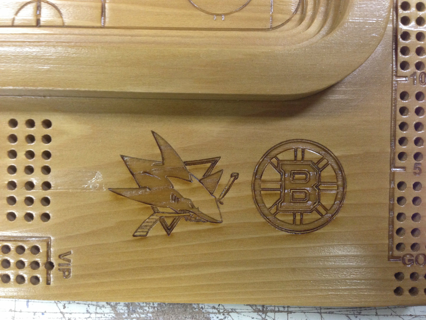 Custom Logo Engraving on Board