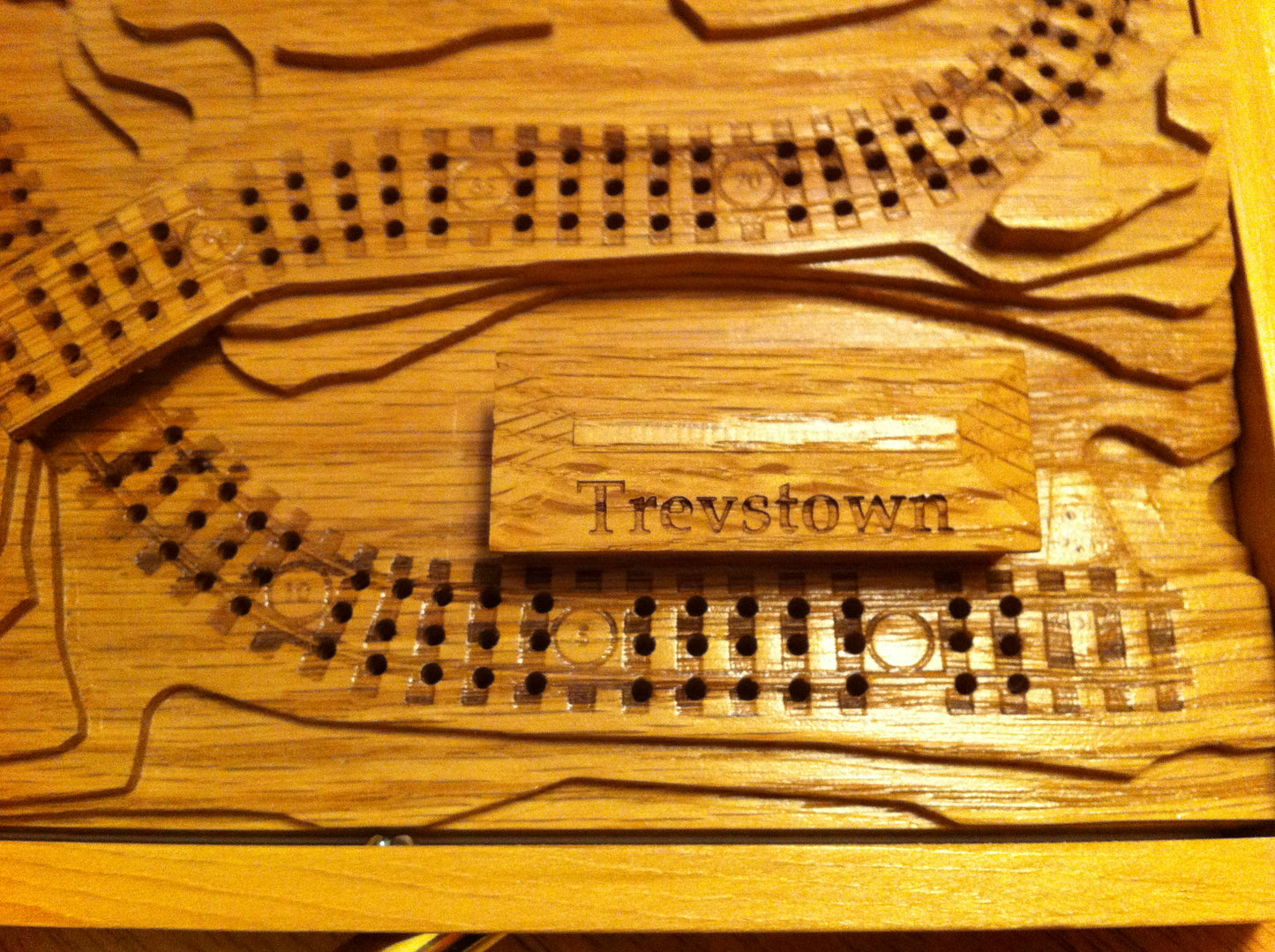 Roof Text Engraving Railroad (or other boards)