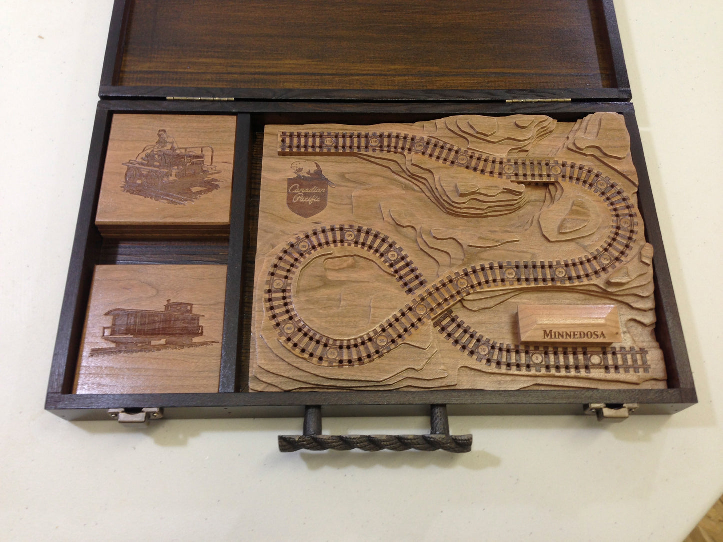 Roof Text Engraving Railroad (or other boards)